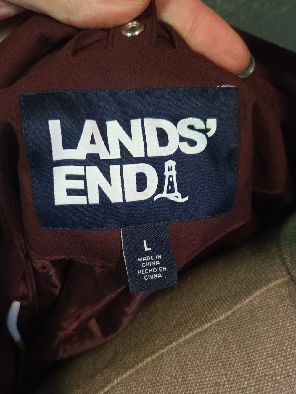 Lands End Spring/fall Jacket - Picture 2 of 3